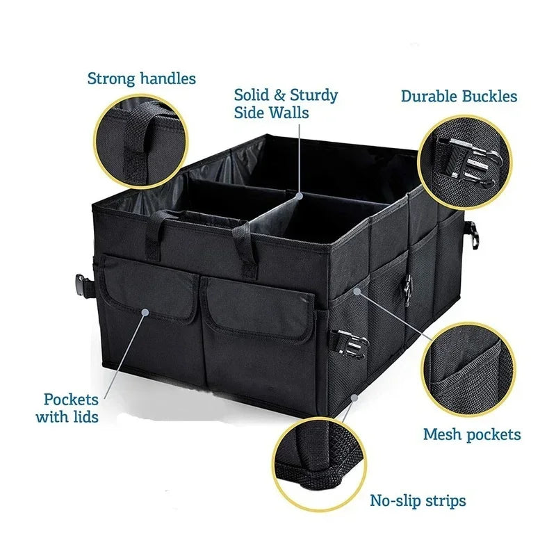 Car Trunk Organizer - Collapsible Storage Box