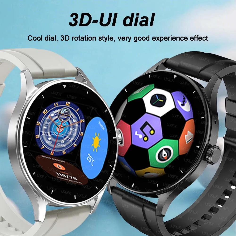 Smartwatch UXEX 1,55" HD – Bluetooth-Anruf & Gesundheitstracker