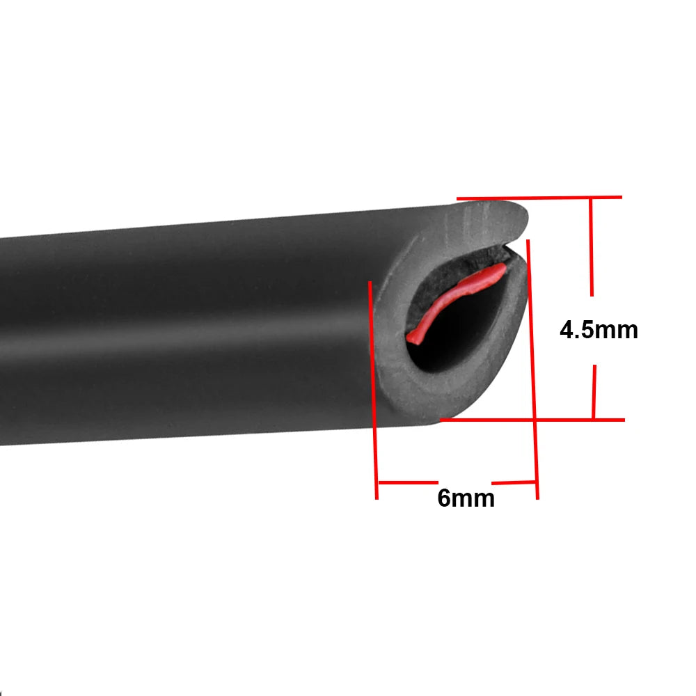 5M Auto-Türkantenschutz Gummi Kratzschutz Streifen