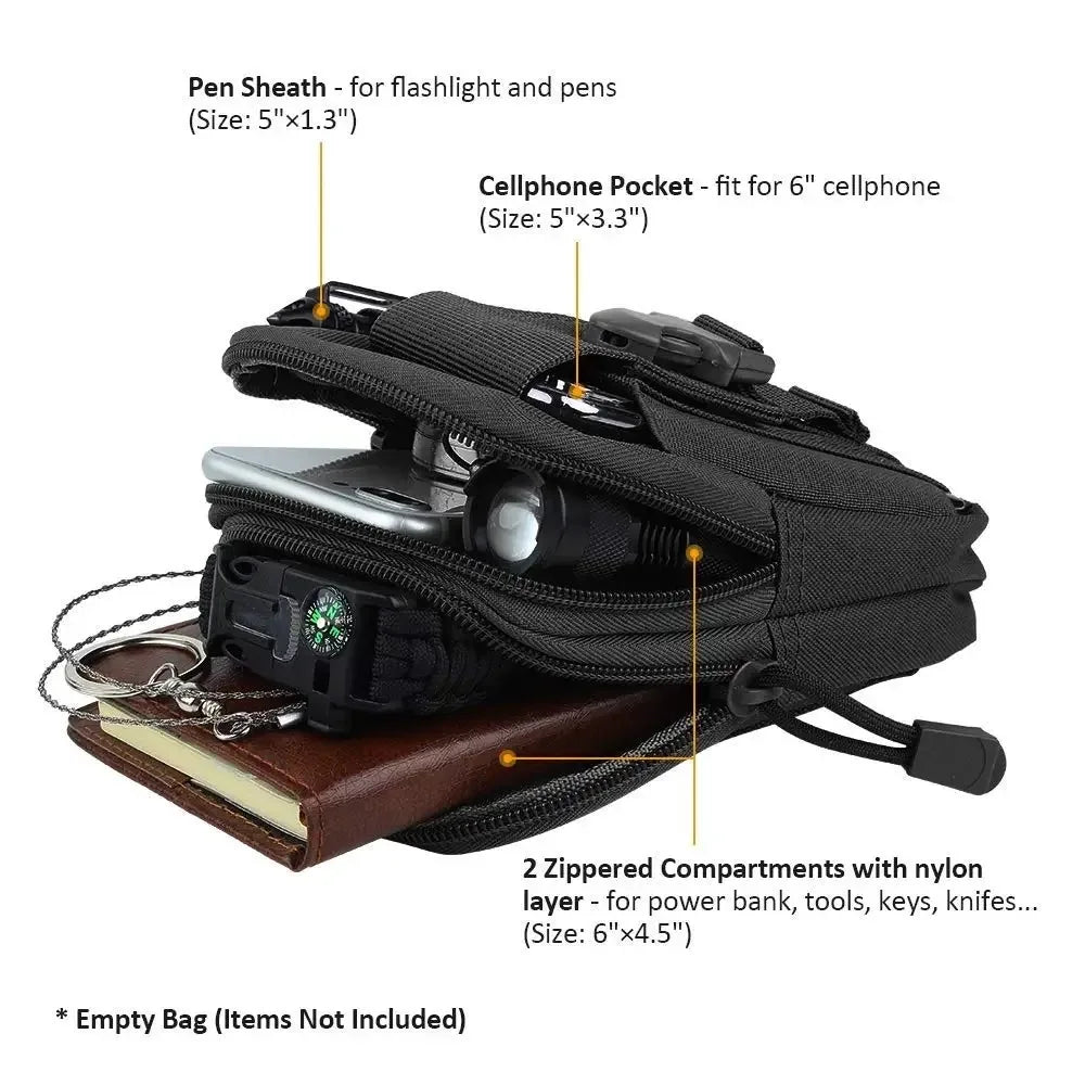 Molle Taktische Gürteltasche für Outdoor & Camping
