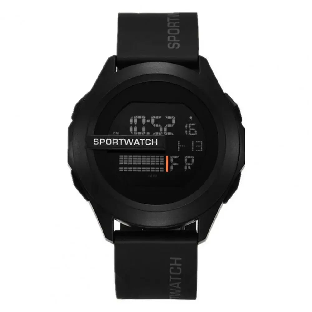 LED Digital Sportuhr - Wasserdicht Fitness Uhr für Männer
