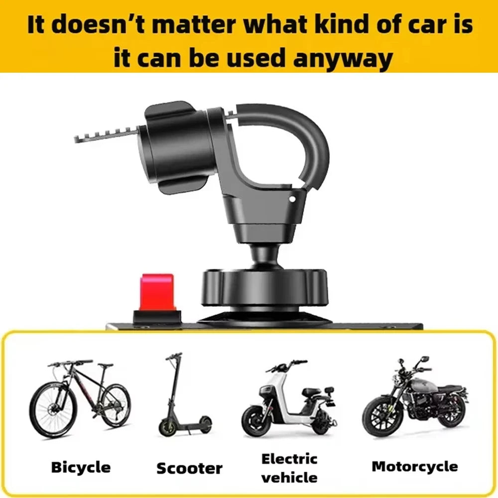 Universal Motorcycle Phone Holder - 360° Rotatable