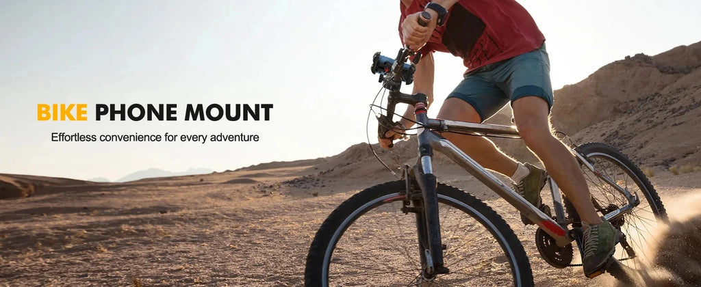 Universal Motorcycle Phone Holder - 360° Rotatable