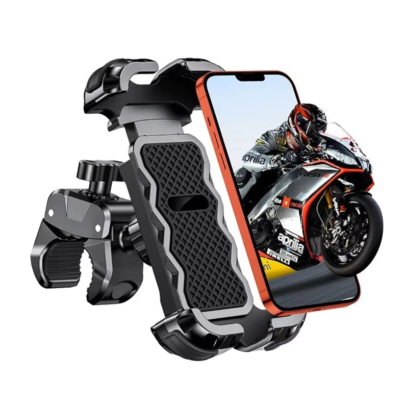 Universal Motorcycle Phone Holder - 360° Rotatable