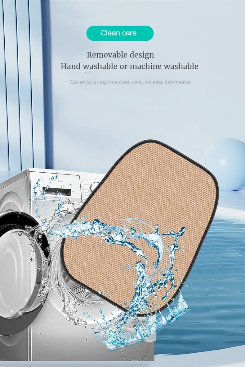 Summer Cool Car Seat Cover - Breathable Fabric Cushion Set