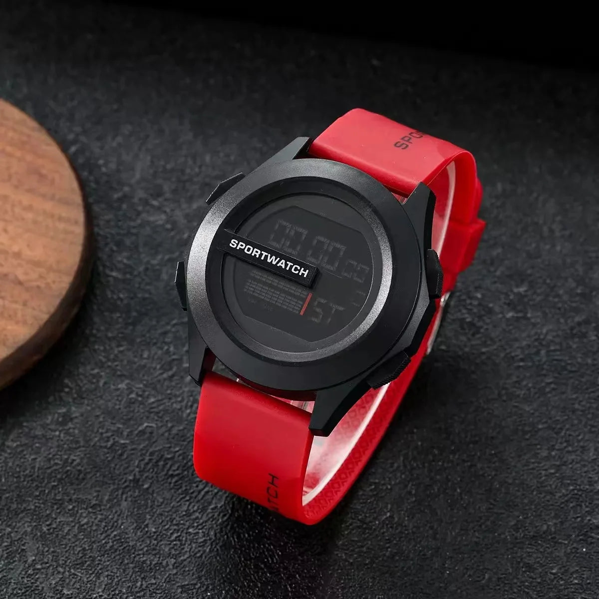 LED Digital Sportuhr - Wasserdicht Fitness Uhr für Männer