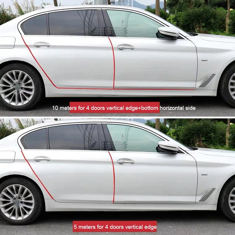5M Auto-Türkantenschutz Gummi Kratzschutz Streifen