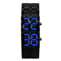RUNERR LED Digitaluhr – Stylisches Lava-Design für Damen & Herren